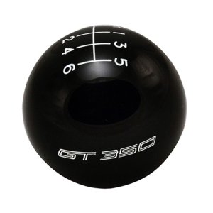 Ford Mustang Shift Knob - Ford Racing - GT350 6-Speed, Gloss Black, 2 in. Diameter - Black - `15-`19